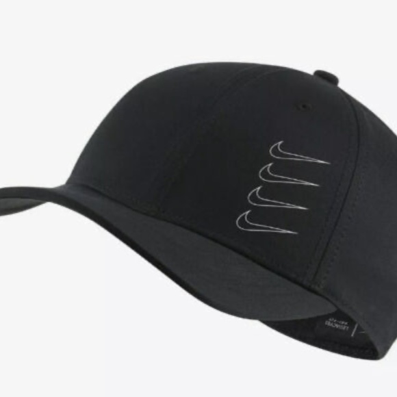 Nike Legacy91 Unisex Aerobill Cap Lightweight Hat Black Golf Tennis Run CQ6473 - Picture 1 of 8